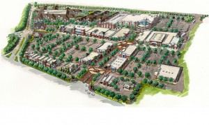 Laurel Town Center Bird's Eye View